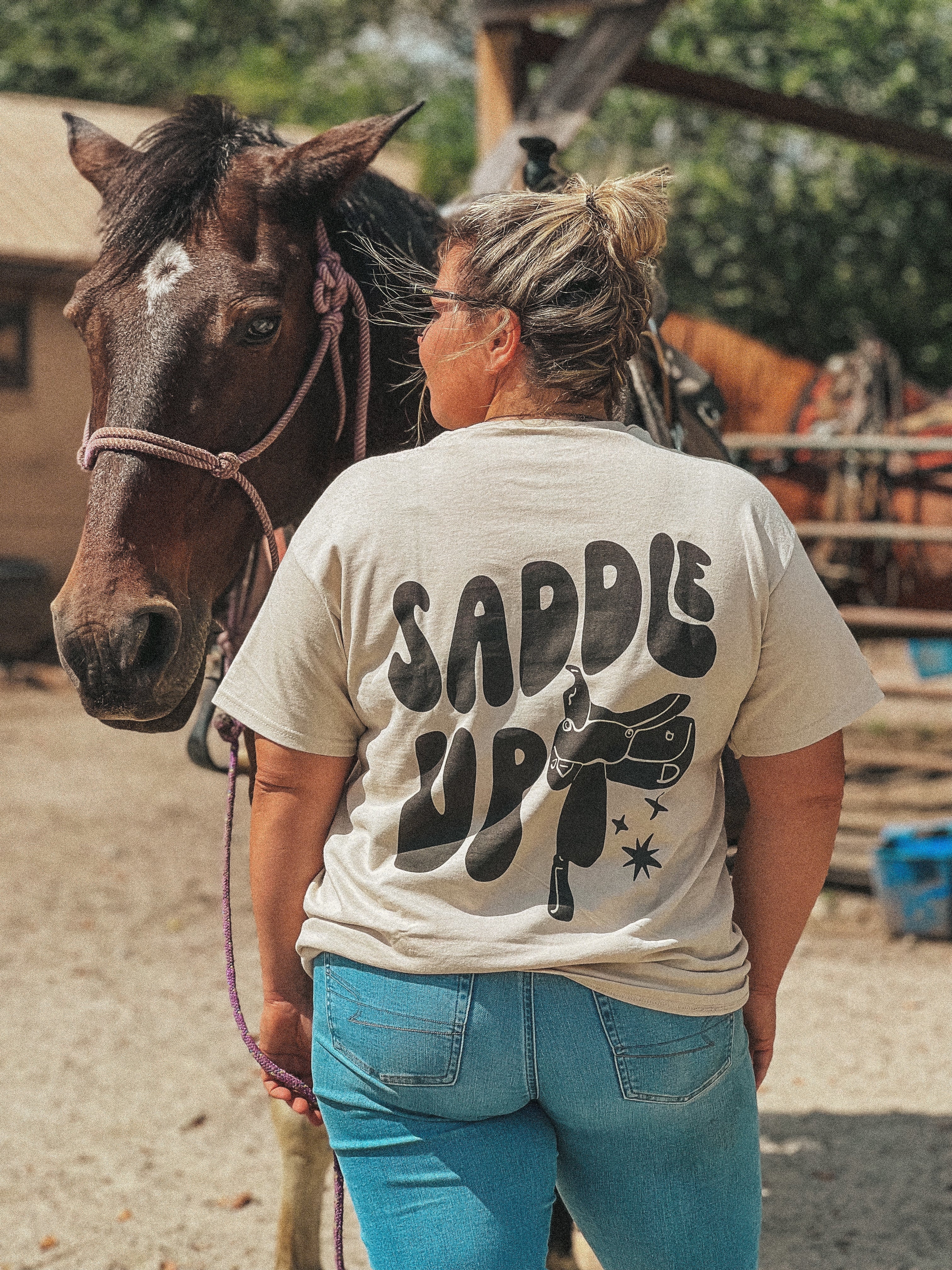 Saddle up tee